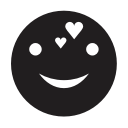 emoji, emotion, love, smiley svg vector icon