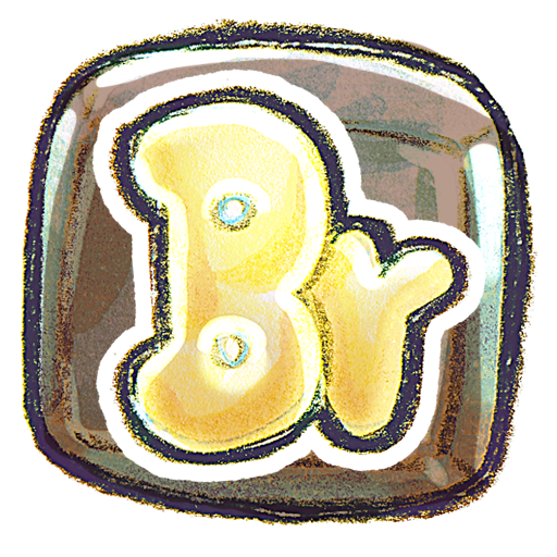 adobe, bridge, square icon