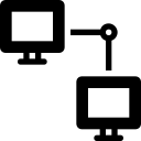 computers, electronics, intranet, technology svg vector icon