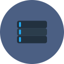 database, internet, server, storage, web svg vector icon