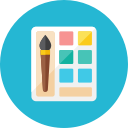 makeup svg vector icon