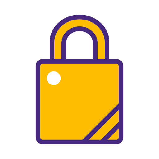 Lock svg vector icon
