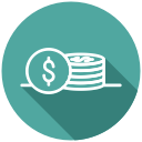 coins, money, payment, purchase, shopping, transaction svg vector icon