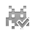 alien,checkmark icon