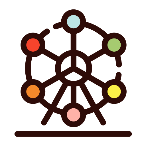 Ferris Wheel svg vector icon
