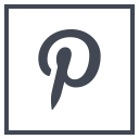 logo, media, pinterest, social svg vector icon