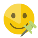smiley,push,pin icon