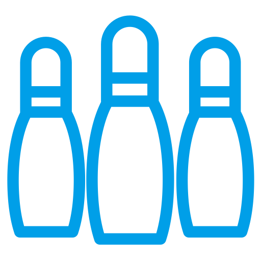 Bowling svg vector icon