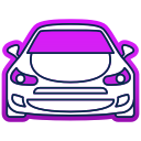 auto, car, ford, transport, travel svg vector icon