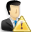 user,male,error,warning,alert,wrong,member,profile,person,people,human,man,account,exclamation icon