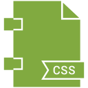css, extensiom, file, file format svg vector icon