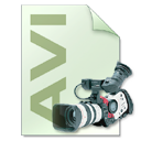 avi,file type,camera,video,photography icon