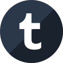 tumblr svg vector icon