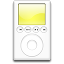 ipod,yellow,mp3 player icon