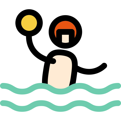 Waterpolo svg vector icon