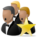 choir, sing, song, star icon