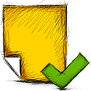 accept, note icon