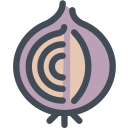 cooking ingredient, food, nature, onion, vegetable svg vector icon