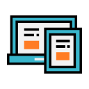 responsif, seo, web, website svg vector icon