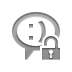 chat,emot,lock,open icon