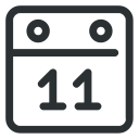 calender, commetment, date, evant, time svg vector icon