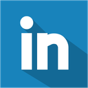 linkedin, media, set, shadow, social icon