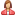 user,red,female,profile,member,person,people,human,woman,account icon