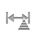 width,pyramid icon