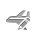 plane,pencil icon