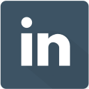 business, connection, design, linkedin, material, square, website svg vector icon