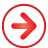 basic, navigation, red, right icon