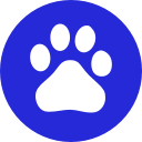 baidu, browser, circle, round svg vector icon