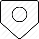 cursor, gps, guide, map, marker, pointer svg vector icon