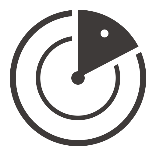Radar svg vector icon