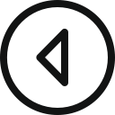 arrow, arrow left, circle, left, stroke arrow svg vector icon