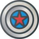 america, avengers, captain, marvel, movie, shield svg vector icon