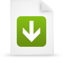 document, file, green, paper icon