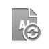 file,format,ai,refresh icon