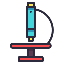 lab, microscope, school, science svg vector icon
