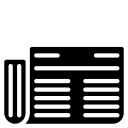 daily, harry, newspaper, potter, prophet, solid svg vector icon