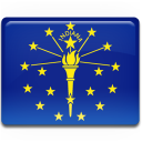 flag, indiana icon