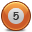 ball, orange, pool icon