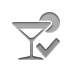 cocktail,checkmark icon