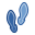 start,here,feet,steps icon