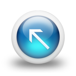 glossy,blue,orb icon