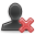 close, exit, user icon