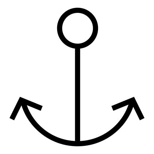 Anchor svg vector icon