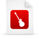 document, file, paper, red icon