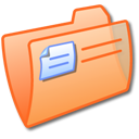 folder,orange icon