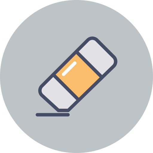 Eraser svg vector icon